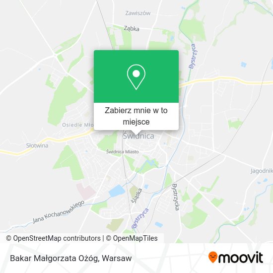 Mapa Bakar Małgorzata Ożóg