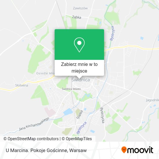 Mapa U Marcina. Pokoje Gościnne