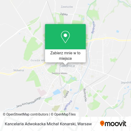 Mapa Kancelaria Adwokacka Michał Konarski