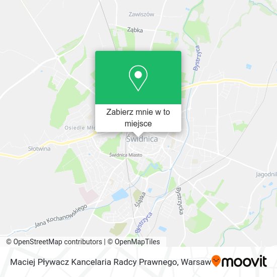 Mapa Maciej Pływacz Kancelaria Radcy Prawnego