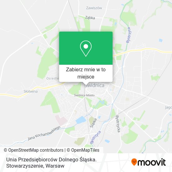 Mapa Unia Przedsiębiorców Dolnego Śląska. Stowarzyszenie