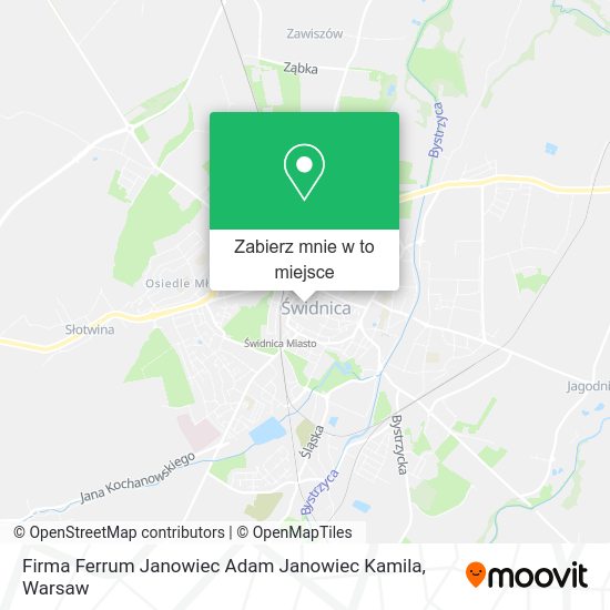 Mapa Firma Ferrum Janowiec Adam Janowiec Kamila