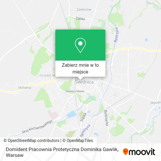 Mapa Domident Pracownia Protetyczna Dominika Gawlik