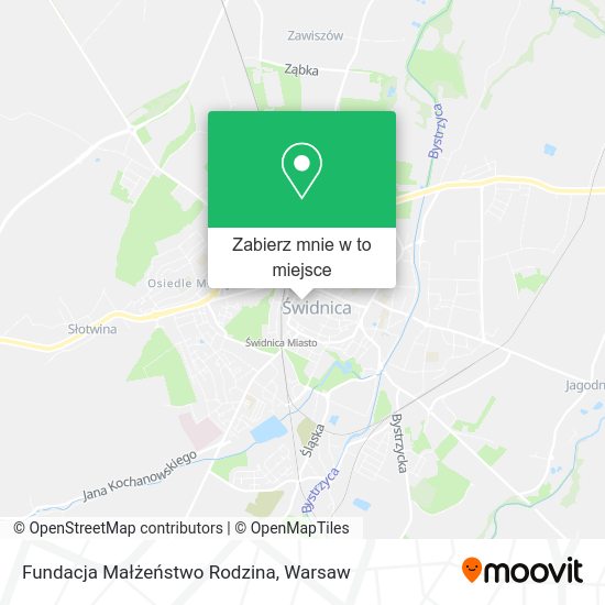 Mapa Fundacja Małżeństwo Rodzina