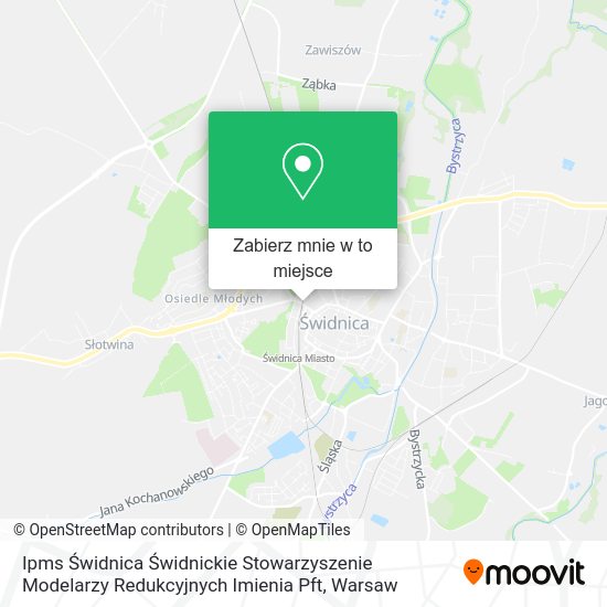 Mapa Ipms Świdnica Świdnickie Stowarzyszenie Modelarzy Redukcyjnych Imienia Pft