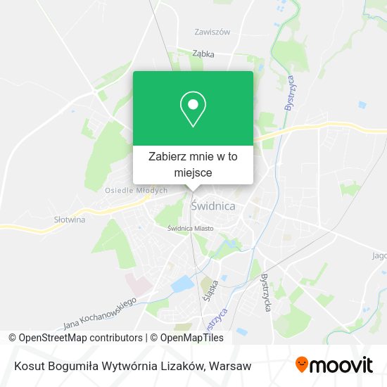 Mapa Kosut Bogumiła Wytwórnia Lizaków