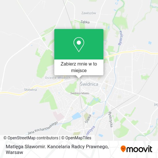 Mapa Matlęga Sławomir. Kancelaria Radcy Prawnego