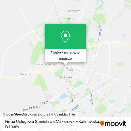 Mapa Firma Usługowa Stanisława Makarewicz-Kalinowska