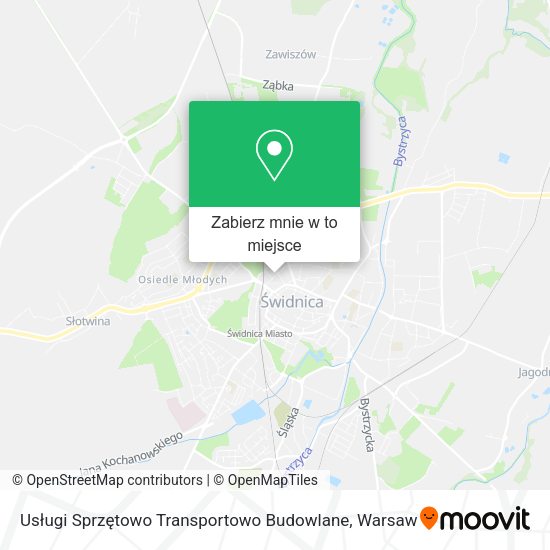 Mapa Usługi Sprzętowo Transportowo Budowlane