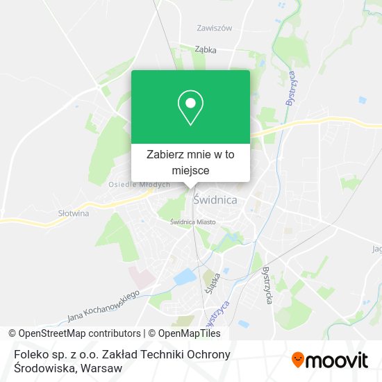 Mapa Foleko sp. z o.o. Zakład Techniki Ochrony Środowiska