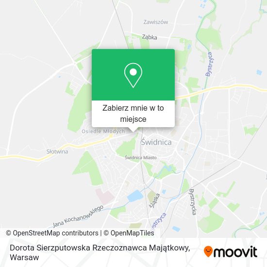 Mapa Dorota Sierzputowska Rzeczoznawca Majątkowy