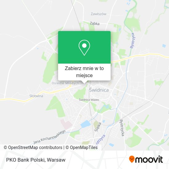 Mapa PKO Bank Polski