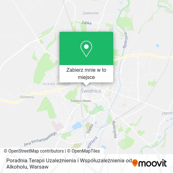 Mapa Poradnia Terapii Uzależnienia i Współuzależnienia od Alkoholu