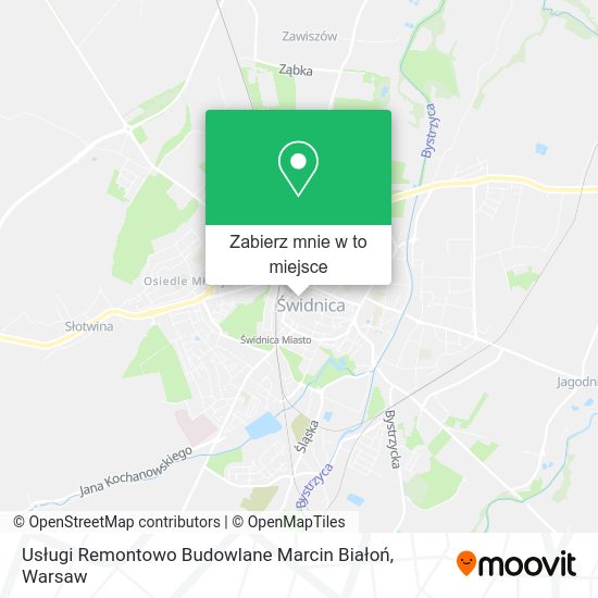 Mapa Usługi Remontowo Budowlane Marcin Białoń