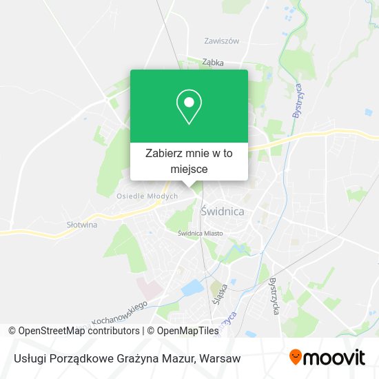 Mapa Usługi Porządkowe Grażyna Mazur