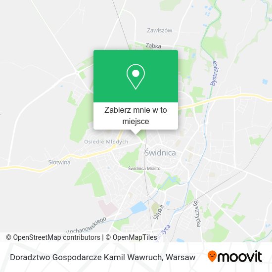 Mapa Doradztwo Gospodarcze Kamil Wawruch