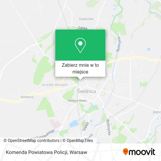 Mapa Komenda Powiatowa Policji