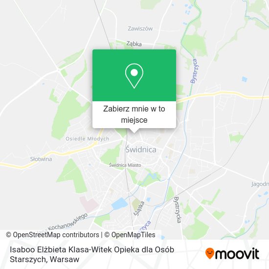 Mapa Isaboo Elżbieta Klasa-Witek Opieka dla Osób Starszych