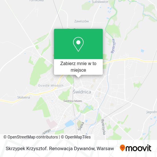 Mapa Skrzypek Krzysztof. Renowacja Dywanów