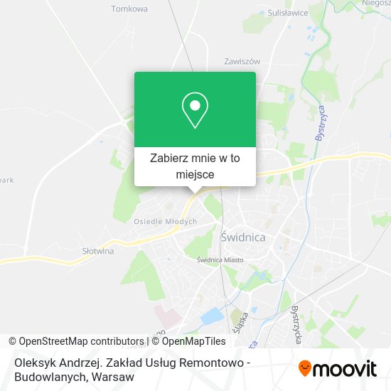 Mapa Oleksyk Andrzej. Zakład Usług Remontowo - Budowlanych