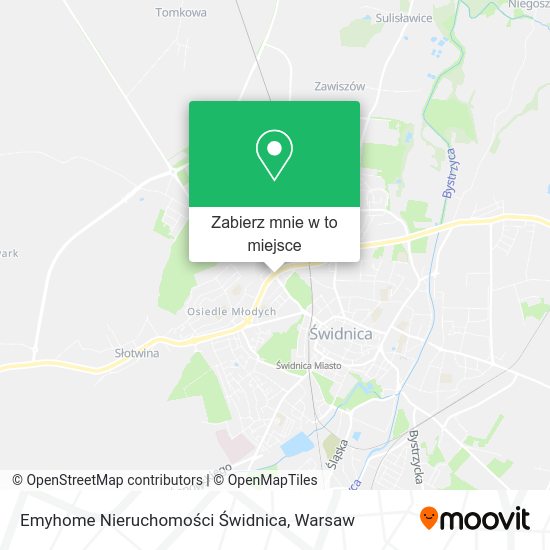 Mapa Emyhome Nieruchomości Świdnica