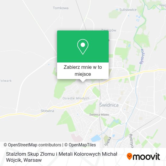 Mapa Stalzłom Skup Złomu i Metali Kolorowych Michał Wójcik