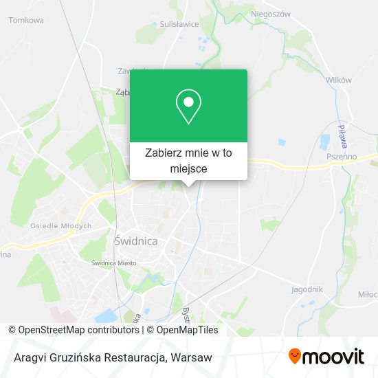 Mapa Aragvi Gruzińska Restauracja