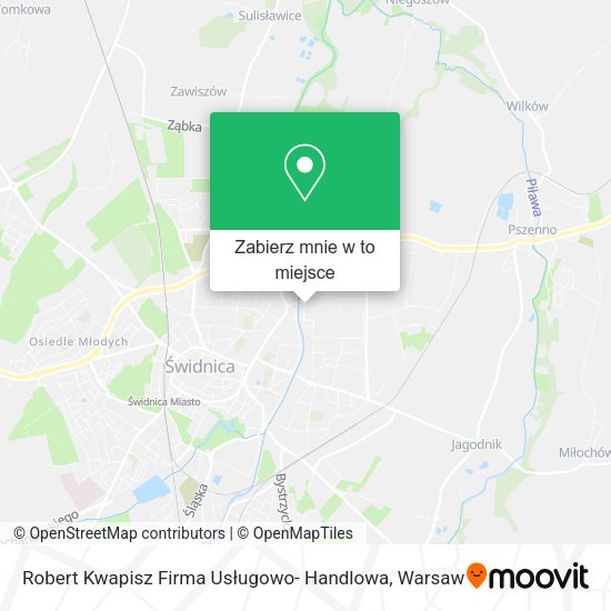 Mapa Robert Kwapisz Firma Usługowo- Handlowa