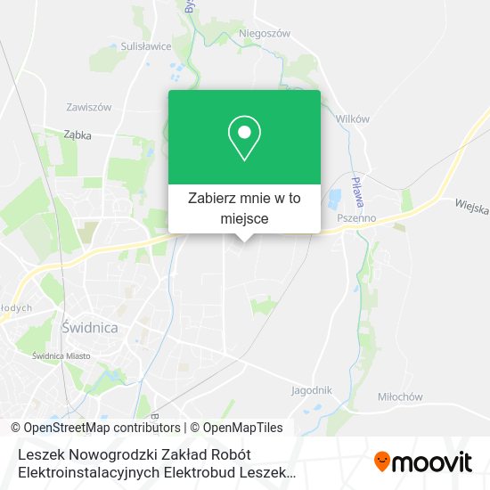 Mapa Leszek Nowogrodzki Zakład Robót Elektroinstalacyjnych Elektrobud Leszek Nowogrodzki