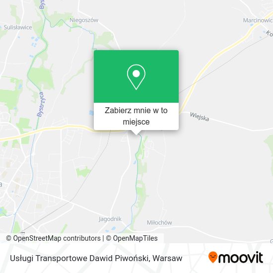 Mapa Usługi Transportowe Dawid Piwoński