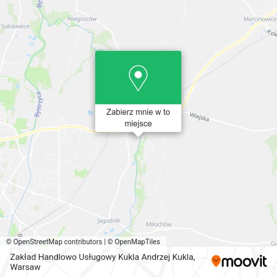 Mapa Zakład Handlowo Usługowy Kukla Andrzej Kukla