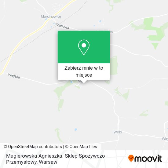 Mapa Magierowska Agnieszka. Sklep Spożywczo - Przemysłowy