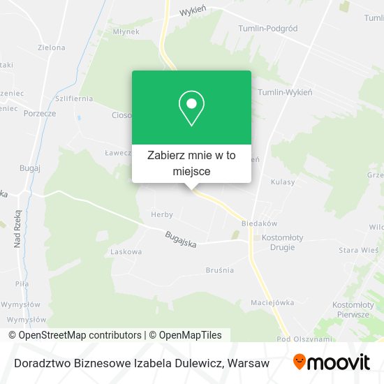 Mapa Doradztwo Biznesowe Izabela Dulewicz