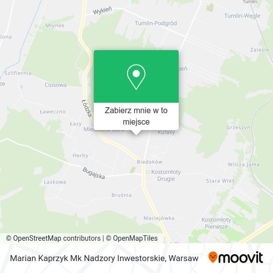 Mapa Marian Kaprzyk Mk Nadzory Inwestorskie