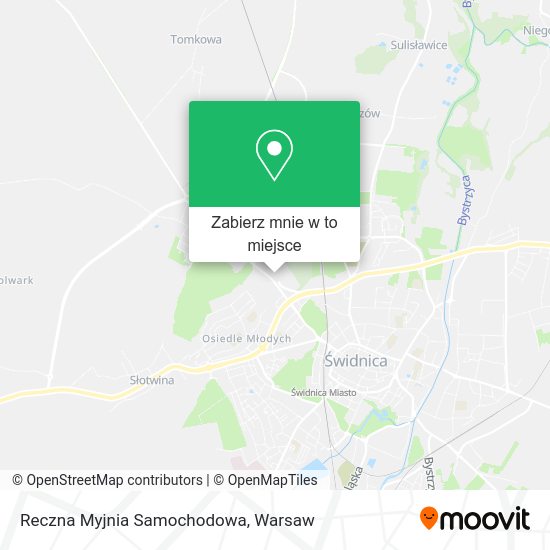 Mapa Reczna Myjnia Samochodowa