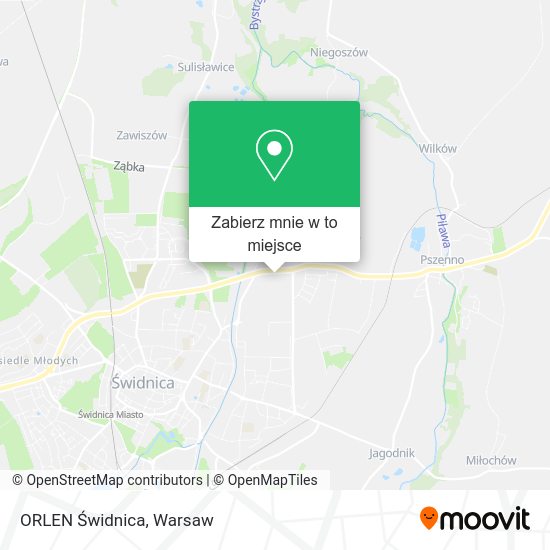 Mapa ORLEN Świdnica