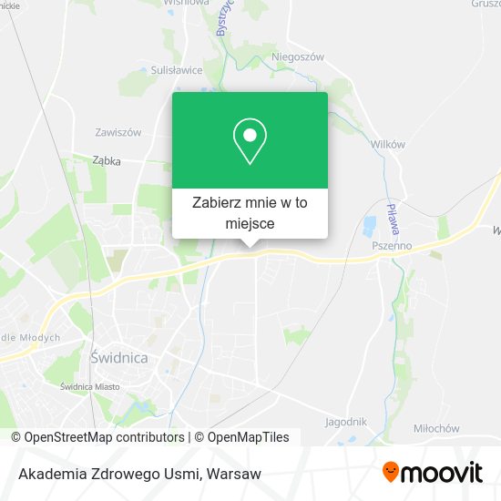 Mapa Akademia Zdrowego Usmi