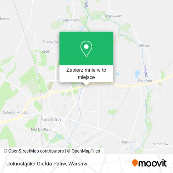 Mapa Dolnośląska Giełda Paliw