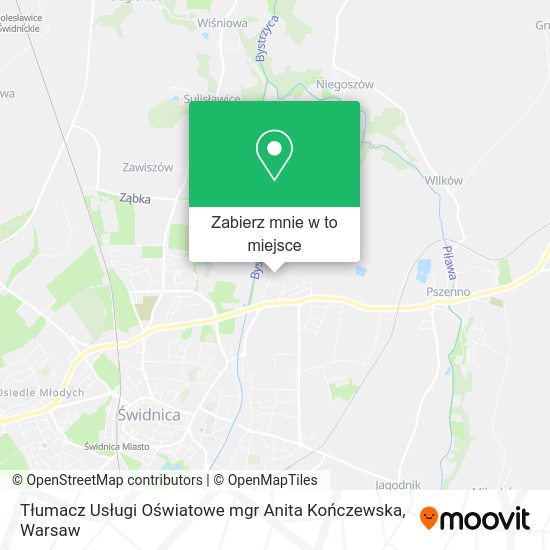 Mapa Tłumacz Usługi Oświatowe mgr Anita Kończewska