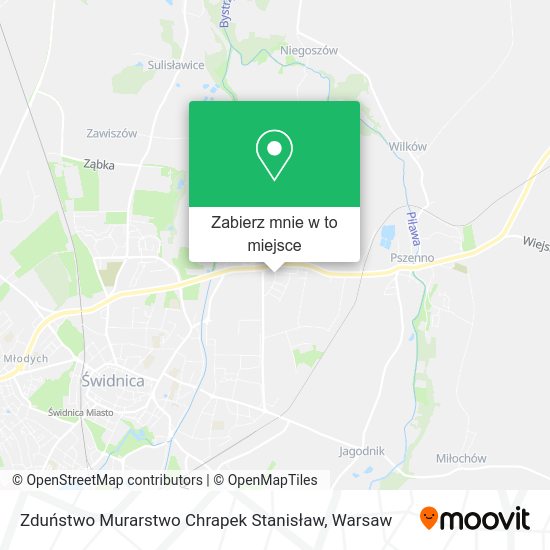 Mapa Zduństwo Murarstwo Chrapek Stanisław