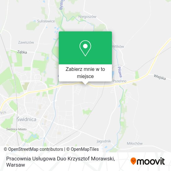 Mapa Pracownia Usługowa Duo Krzysztof Morawski