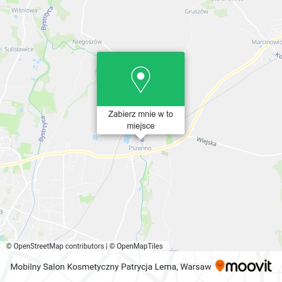 Mapa Mobilny Salon Kosmetyczny Patrycja Lema