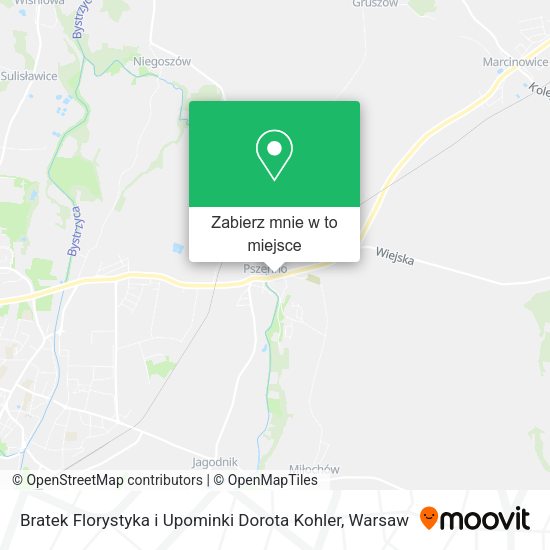 Mapa Bratek Florystyka i Upominki Dorota Kohler