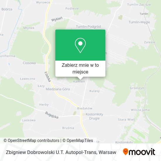 Mapa Zbigniew Dobrowolski U.T. Autopol-Trans