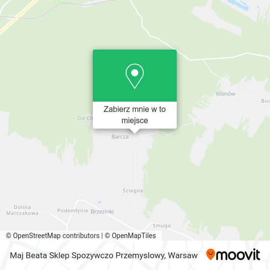 Mapa Maj Beata Sklep Spozywczo Przemyslowy