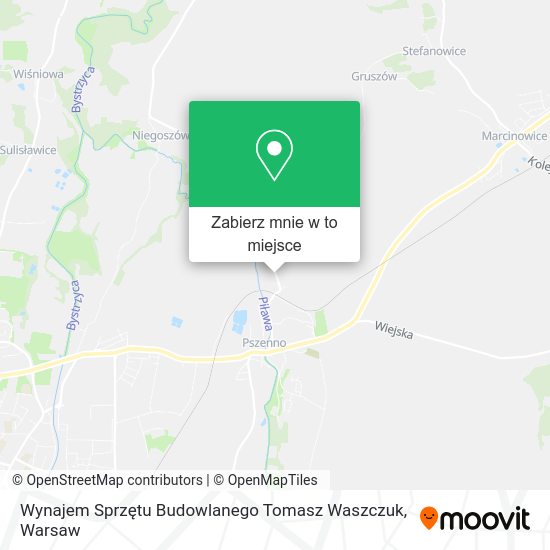 Mapa Wynajem Sprzętu Budowlanego Tomasz Waszczuk