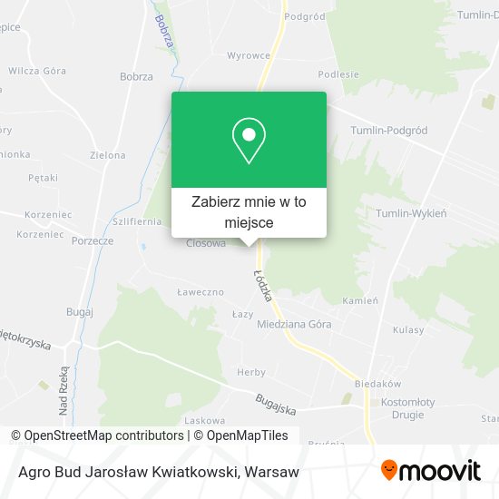 Mapa Agro Bud Jarosław Kwiatkowski