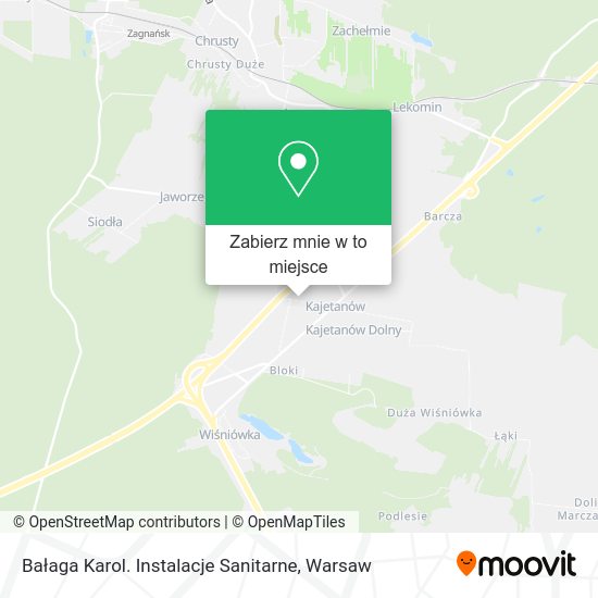 Mapa Bałaga Karol. Instalacje Sanitarne