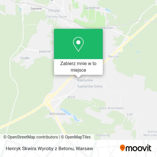 Mapa Henryk Skwira Wyroby z Betonu