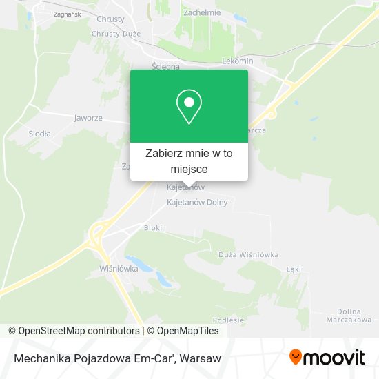 Mapa Mechanika Pojazdowa Em-Car'